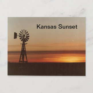 Postal Sunset de Kansas