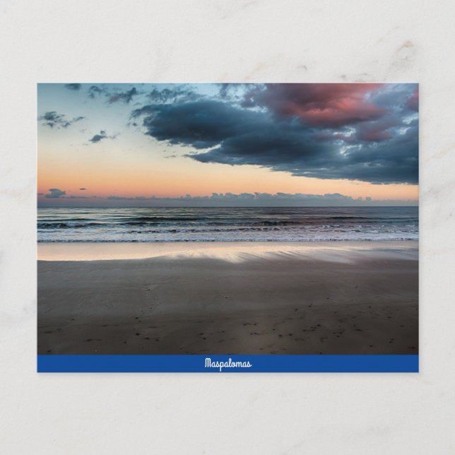 Postal Sunset de Maspalomas (Anverso)