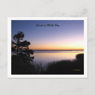 Postal Sunset de Mobile Bay