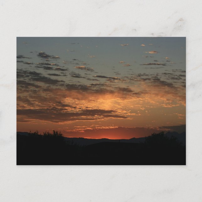 Postal Sunset de Mojave (Anverso)