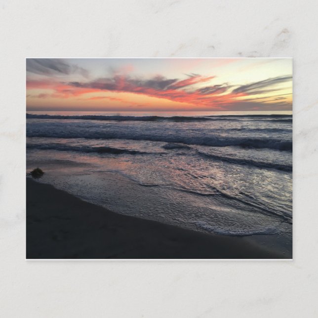 Postal Sunset de San Diego (Anverso)