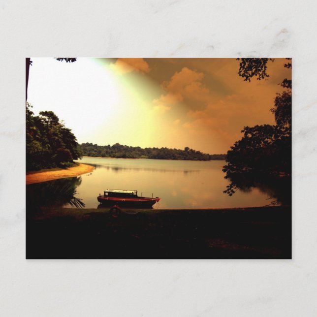 Postal Sunset de Singapur (Anverso)