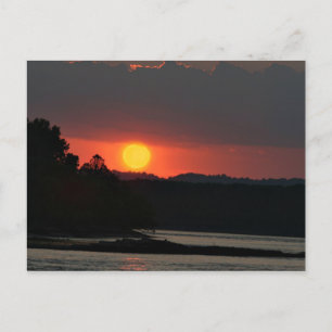 Postal Sunset del río Ohio