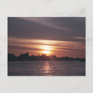Postal Sunset del río Siagon