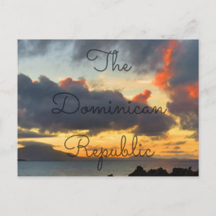 Postal Sunset dominicano