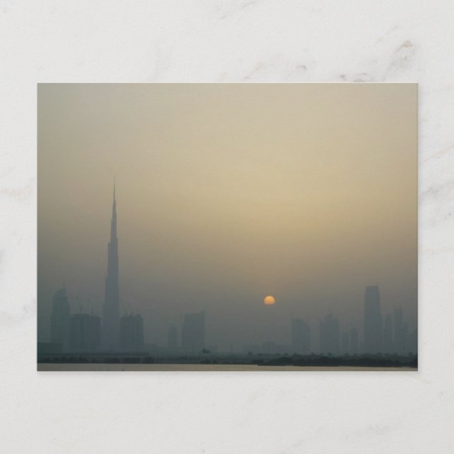 Postal Sunset, Dubai (Anverso)