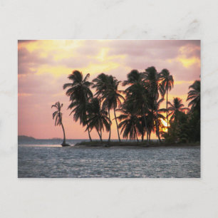 Postal Sunset, E Lemmons, Kuna Yala, Panamá