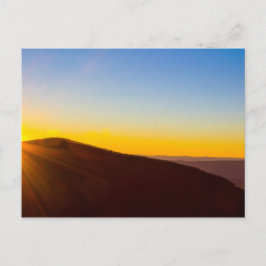 Postal Sunset en el Parque Nacional Shenandoah, Virginia