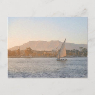 Postal Sunset en Luxor Postcard