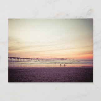 Postal Sunset en Ocean Beach, California
