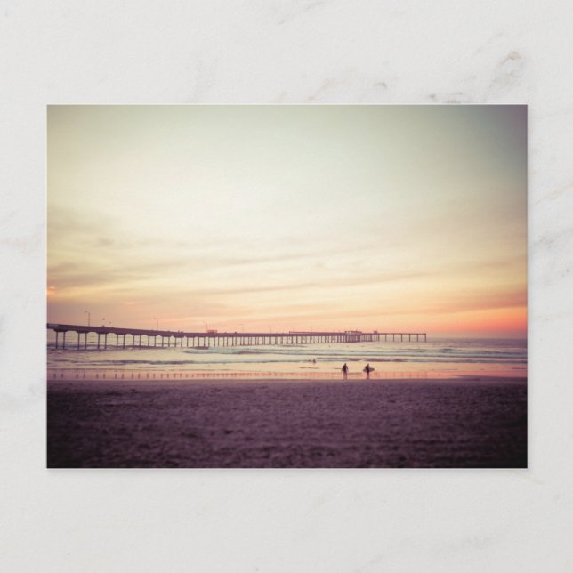 Postal Sunset en Ocean Beach, California (Anverso)