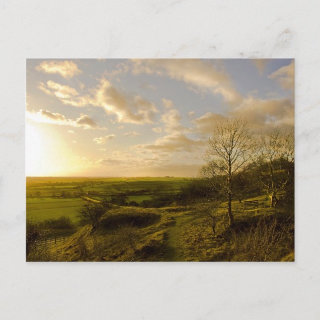 Postal Sunset en Red Hill (Anverso)