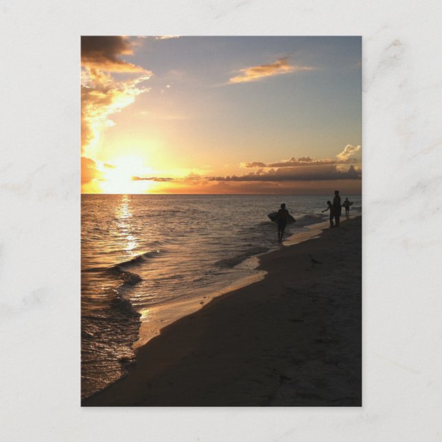 Postal Sunset Fun Beach (Anverso)