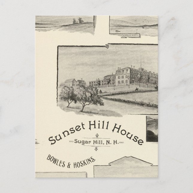 Postal Sunset Hill House, Sugar Hill, NH (Anverso)