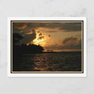 Postal Sunset jamaiquino