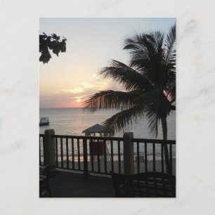 Postal Sunset Médica Cave Beach Mo Bay Jamaica