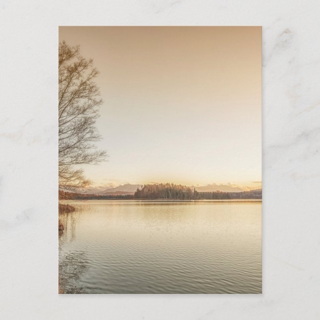 Postal Sunset Osterseen (Anverso)