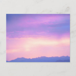Postal Sunset Over the Rockies Near Denver, Colorado