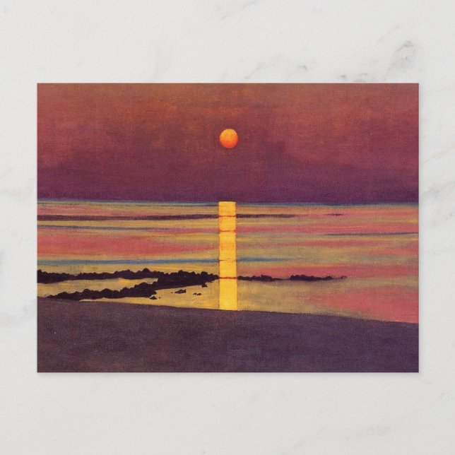 Postal Sunset (por Félix Vallotton) (Anverso)