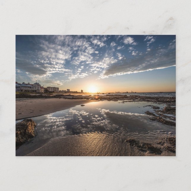 Postal Sunset, Port Elizabeth, Sudáfrica (Anverso)