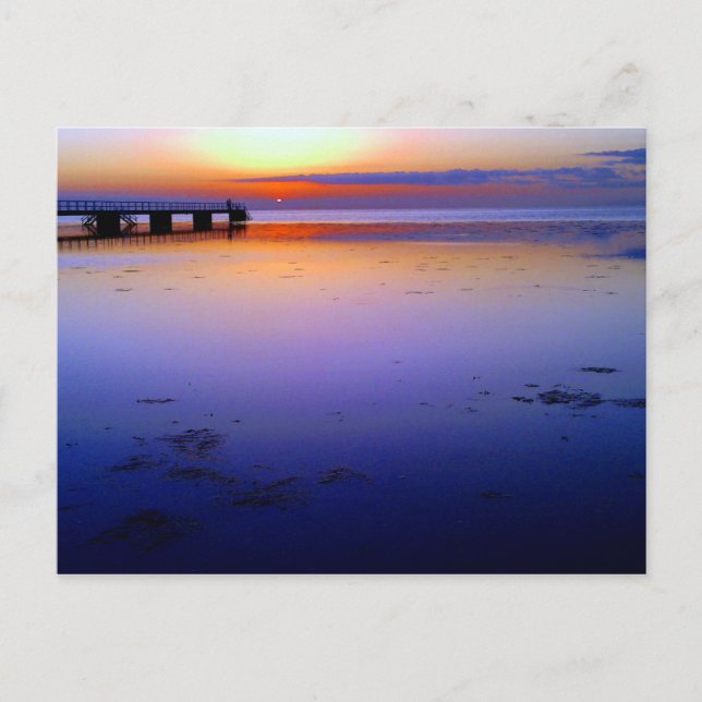 Postal Sunset romántico (Anverso)