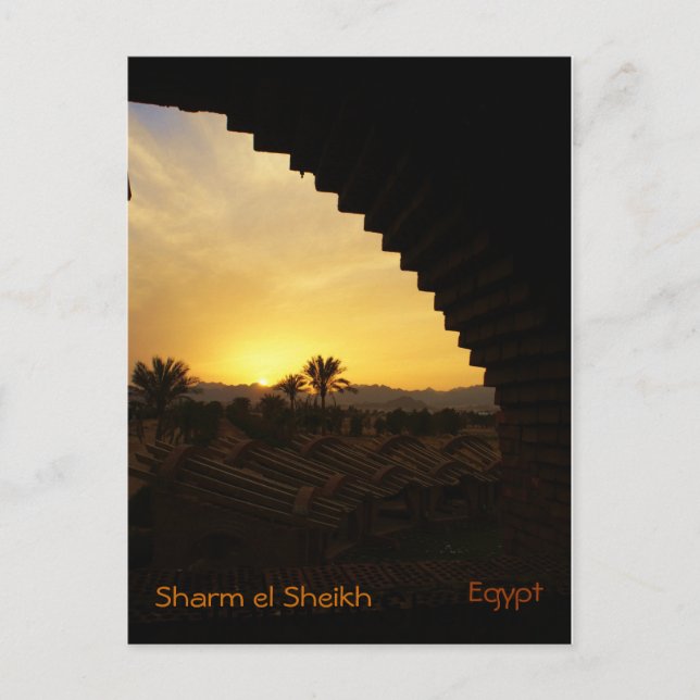 Postal Sunset Sharm el Sheikh (Anverso)