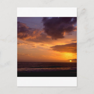 Postal Sunset Sky Carpinteria California