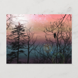 Postal Sunset Solitude Gothscape Fantasy
