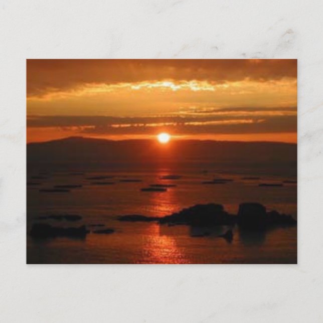 Postal Sunset Spain (Anverso)