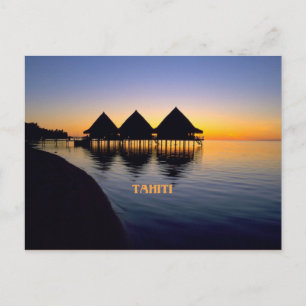 Postal Sunset Tahitiano
