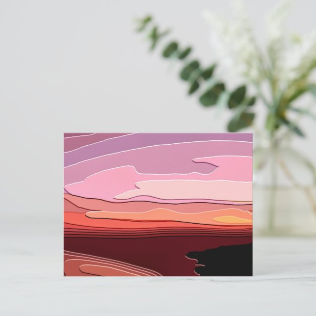 POSTAL SUNSETS (Anverso de pie)