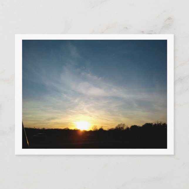 Postal Sunsets en Austin (Anverso)