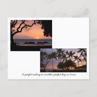 Postal Sunsets en Kona