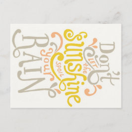 postal Sunshine and Rain