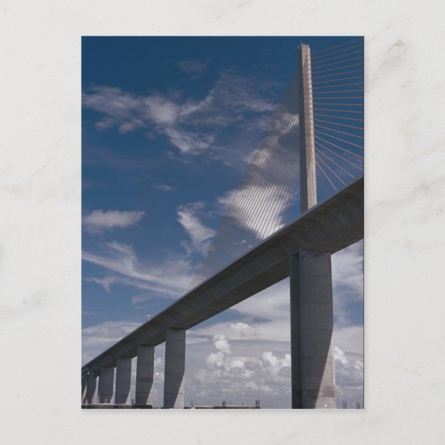 Postal Sunshine Skyway Bridge, Tampa Bay, Florida, EE.UU. (Anverso)