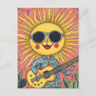 Postal Sunshine tocando guitarra