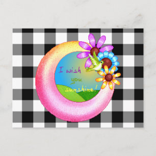 Postal Sunshine Wish Pixel Art