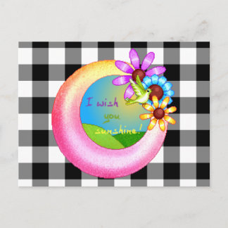 Postal Sunshine Wish Pixel Art