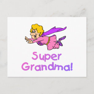 Postal Super Abuela (Volando)