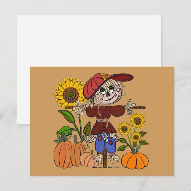 Postal Super Cute Scarecrow (Anverso / Reverso)