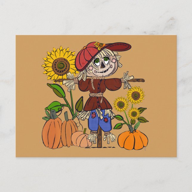 Postal Super Cute Scarecrow (Anverso)