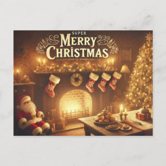 Postal Super Feliz Navidad