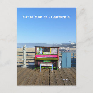 Postal ¡Super Funky Santa Monica Postcard!