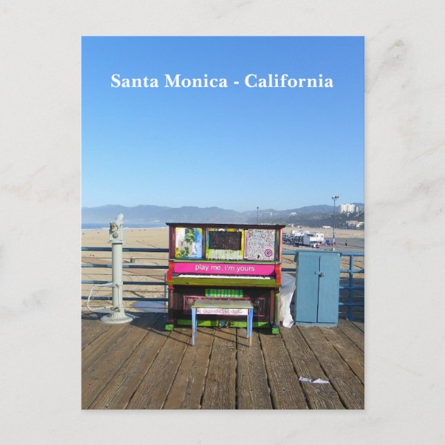 Postal ¡Super Funky Santa Monica Postcard! (Anverso)