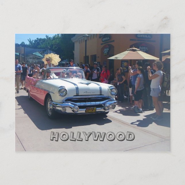 Postal ¡Super Guay Hollywood Postcard! (Anverso)