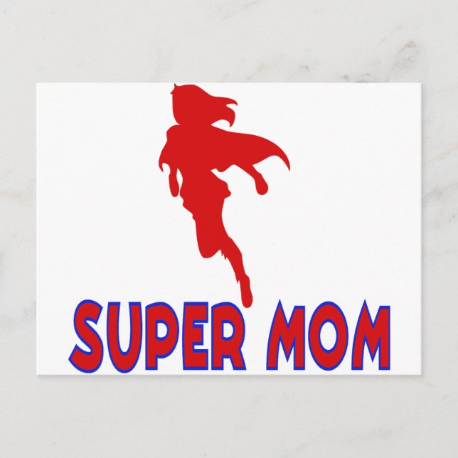 Postal Super Mamá (Anverso)