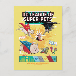 Postal Super-Mascotas: ¡Somos una manada, nos mantenemos 