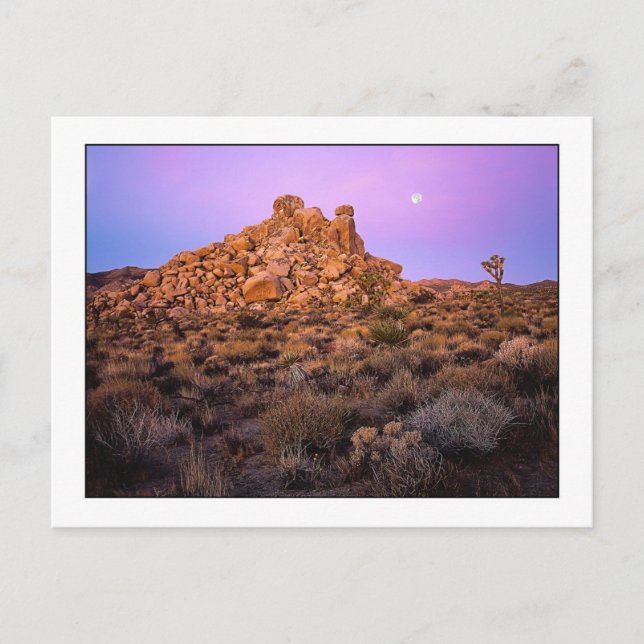 Postal " Super-Moon Morning " (Anverso)