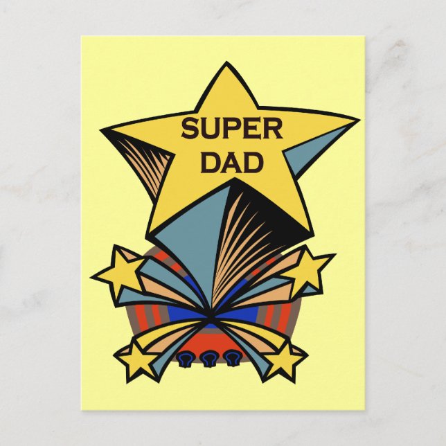 Postal Super Papá (Anverso)
