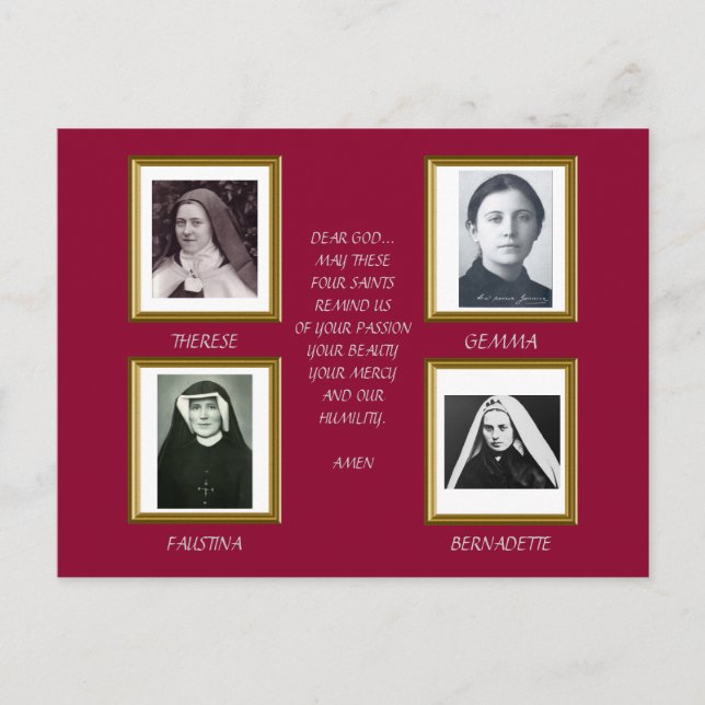 POSTAL SUPER SAINTS (Anverso)